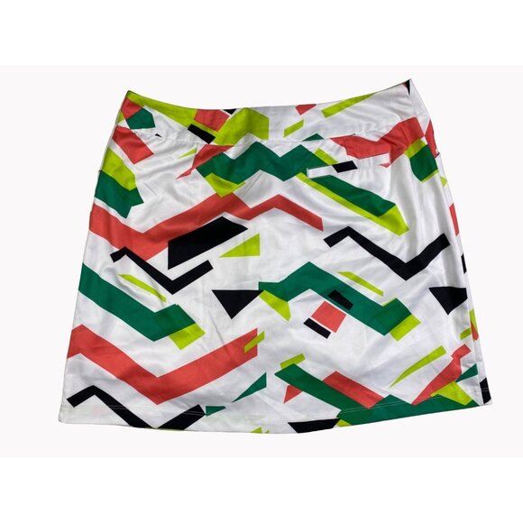 Tail Activewear Size 0 Womens White Label Chevron Print Skort stretch - Picture 7 of 9